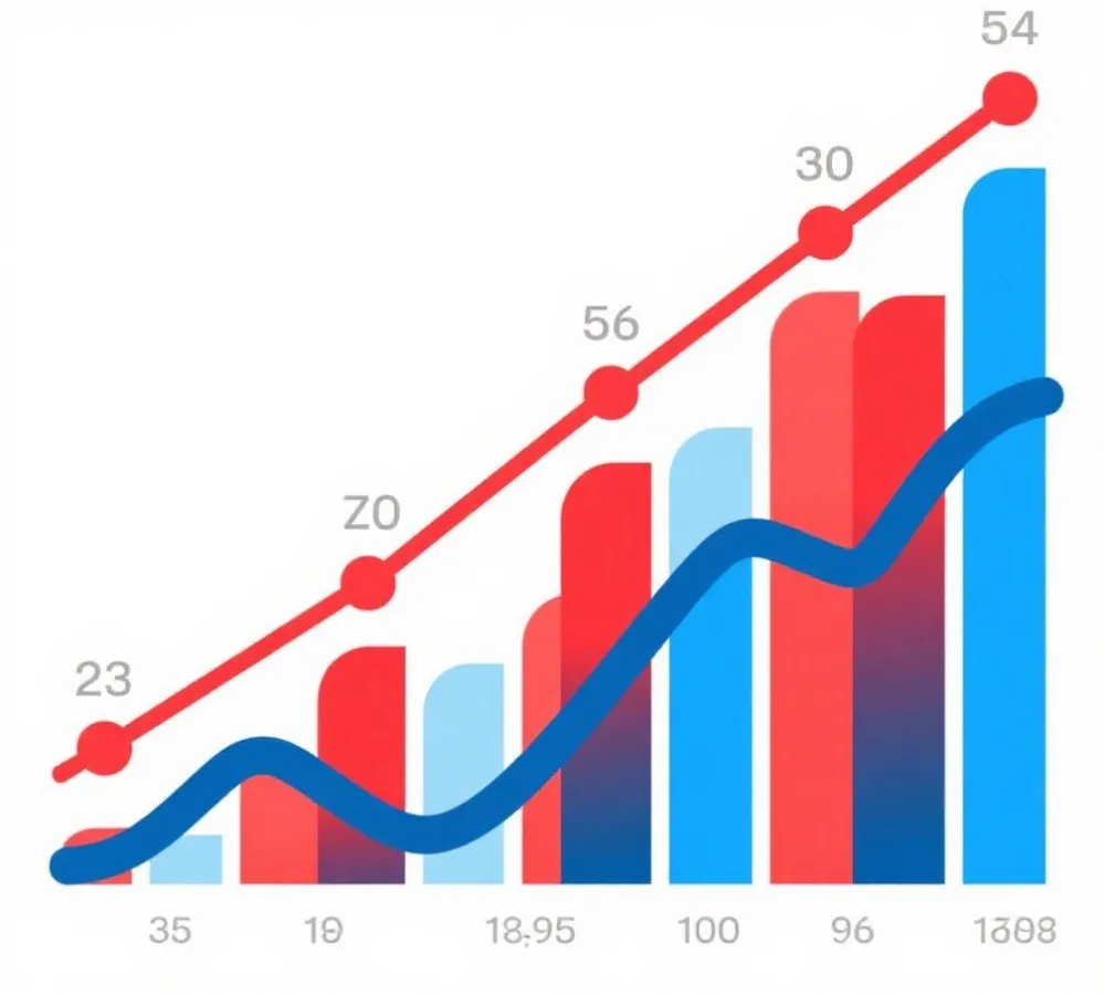 号码分布与趋势变化示意